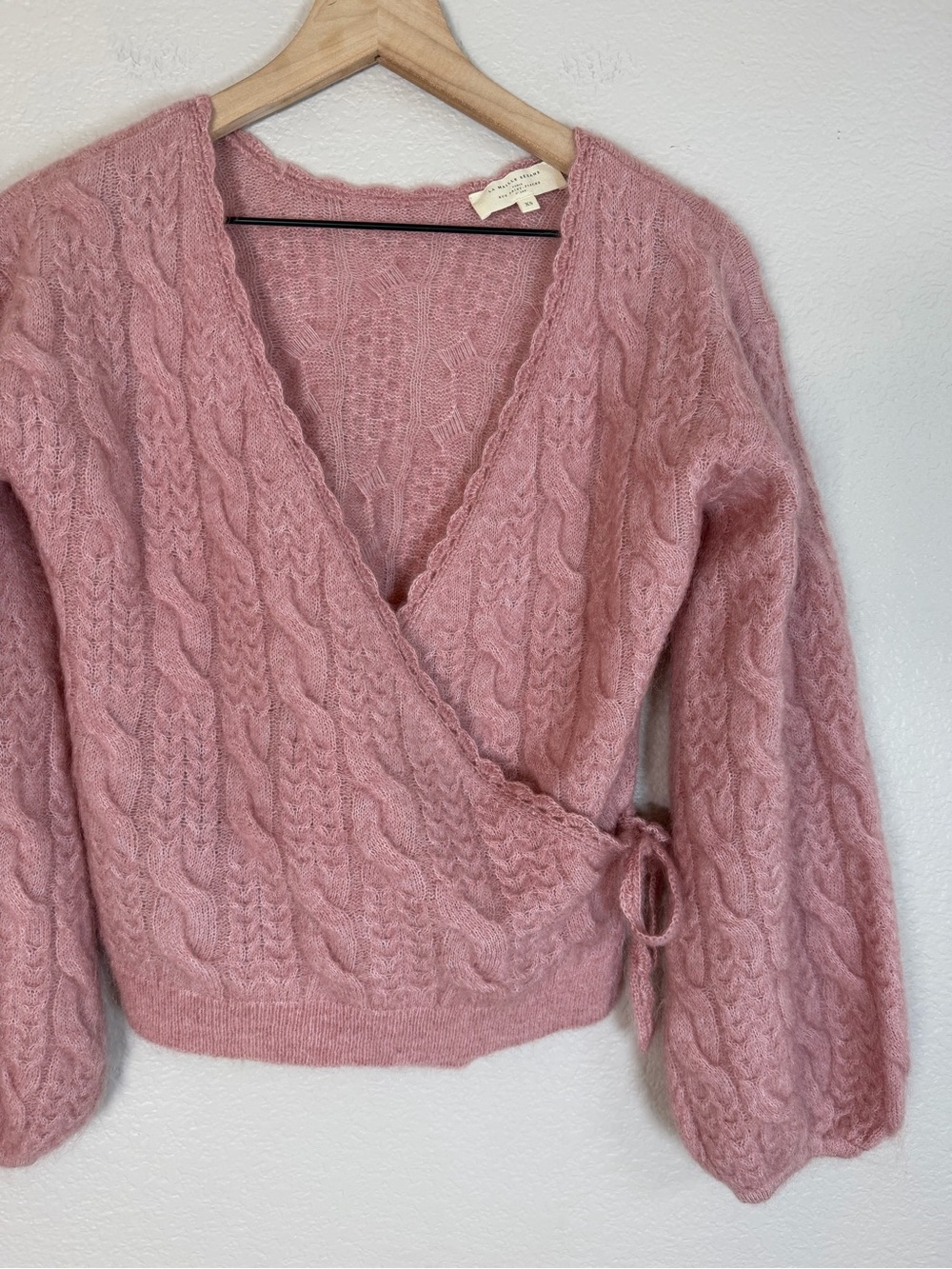 Sezane Odalie Sweater in Petal Pink size XS NEW - Picture 8 of 13